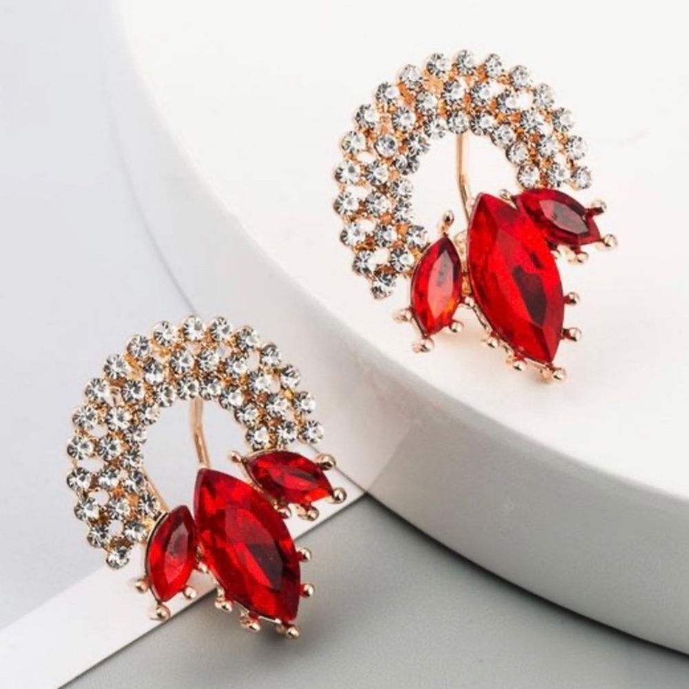 Stunning Wreath Holiday Earrings